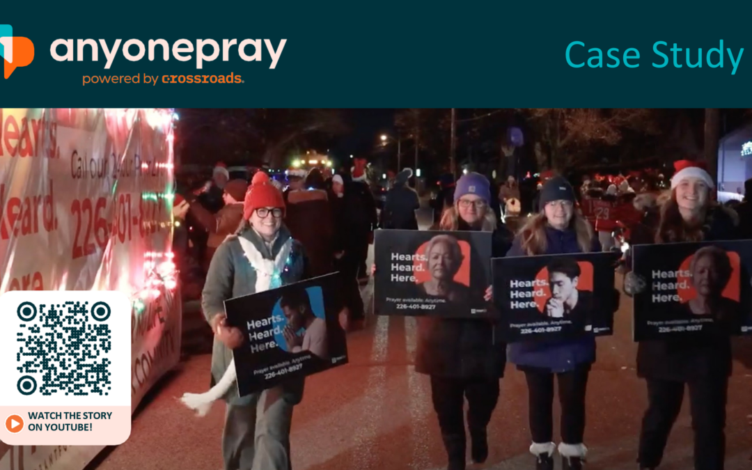 Ringing Out Hope: HOW AN ANYONE PRAY PRAYER LINE OUTREACH SHONE AT THE PARADE